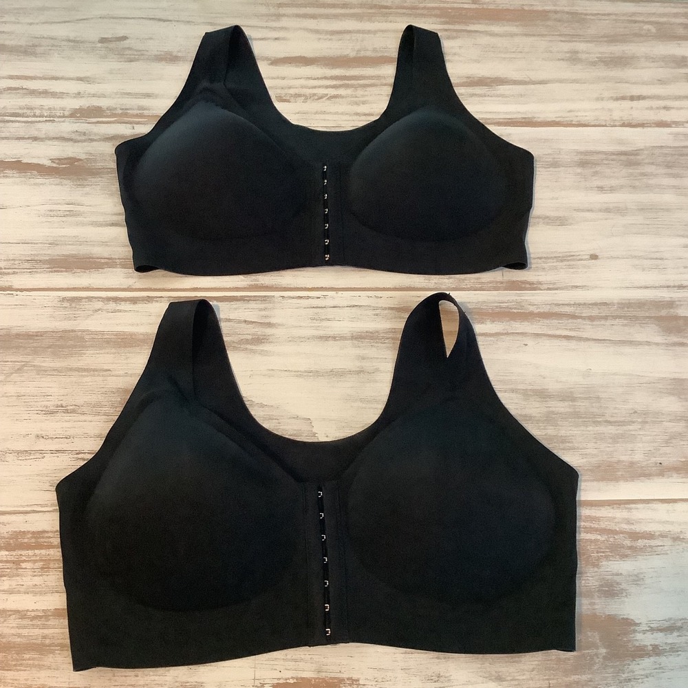 Front Closure Bra Black 2XL Lot of 2